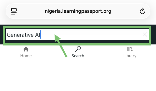 Mobile: Search for Generative AI